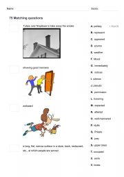 Refugee Boy Chapter 1 Part 1 of 2 Vocabulary Test