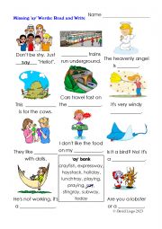 Phonic Fun: Missing ay Words