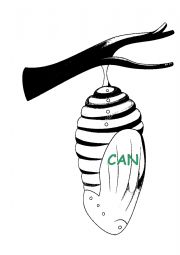 English Worksheet: can cant