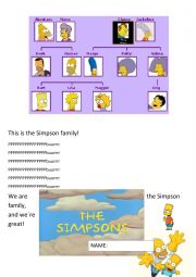 English Worksheet: Family