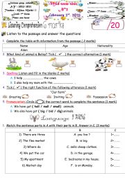 7th form test 2