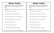 English Worksheet: Verbs