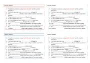 English Worksheet: Modal Verb - Should 