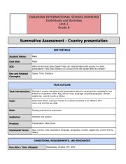 Template for making a test