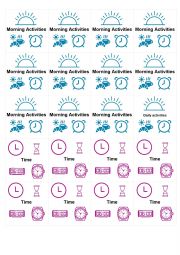 English Worksheet: Cards game time frequency 
