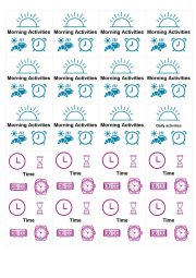 English Worksheet: Cards game time frequency 