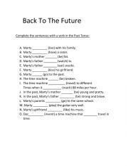 English Worksheet: Back To The Future