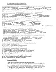 English Worksheet: If Clauses and Expressing Wishes