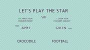 English Worksheet: Star
