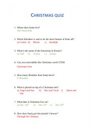 Christmas Quiz