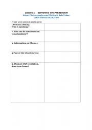 English Worksheet: Obama 