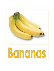 English Worksheet: Fruit Flash Cards