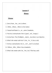 English Worksheet: 6th form (tunisian pupils)