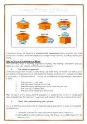 Prepositions of Place