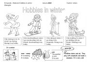 Hobbies in winter