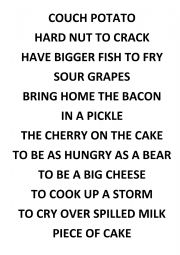 Idioms matching