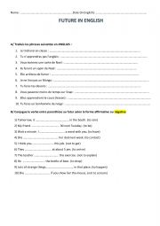 THE SIMPLE FUTURE TENSE