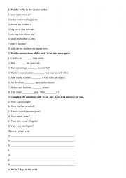 English Worksheet: Project U2
