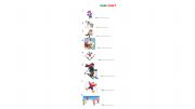 English Worksheet: Winter activities CAN/CAN�T