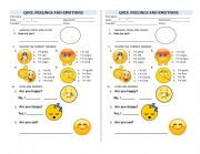 Emotions/ feelings with the verb be (quiz)