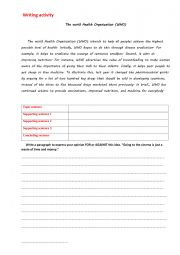 writing activity worksheet 
