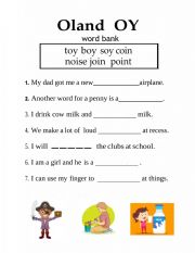 oi oy worksheet