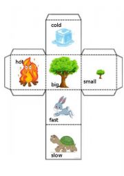 English Worksheet: Opposites