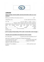 English Worksheet: business english