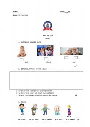 English Worksheet: Children I