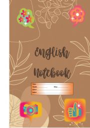 English worksheet: My English Notebook