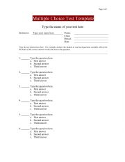 English Worksheet: Multiple Choice Question 