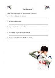 Son Heung-min Past Simple