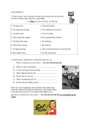 English Worksheet: Past Perfect activities