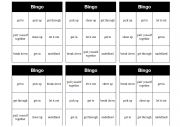 English Worksheet: Bingo phrasal verbs