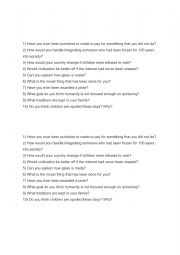 English Worksheet: Discussion Questions - Passive Voice