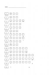 English Worksheet: Number Spelling Exercise