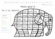 Phonics with elephant