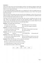 English Worksheet: Family and Friends