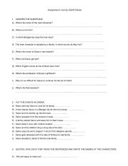 English Worksheet: MOVIE ASSINGMENT - LION 