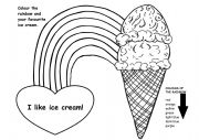 English Worksheet: Colours of the rainbow