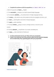 English Worksheet: Set phrases and expressions:studying languages