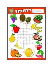 English Worksheet: Crossword puzzle