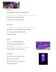 English Worksheet: Fall Out Boy - Hold Me Tight Or Dont