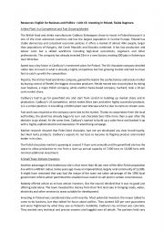 English Worksheet: Investing in Poland