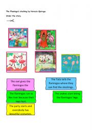 English worksheet: The Flamingo�s stockings