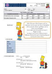 5th Year ESL test