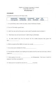English Worksheet: Lifelong Learning
