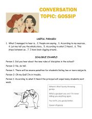 English Worksheet: GOSSIP