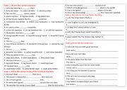 English Worksheet: Adjective