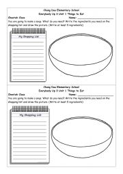 English Worksheet: Food to eat
